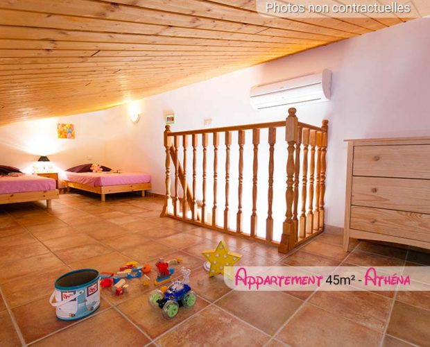 chambre duo enfant appartement athena camping giens