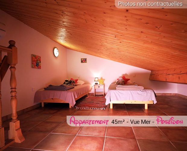 chambre duo enfant appartement camping giens